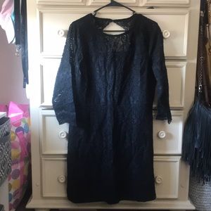 BLACK LACE LOFT DRESS size 12